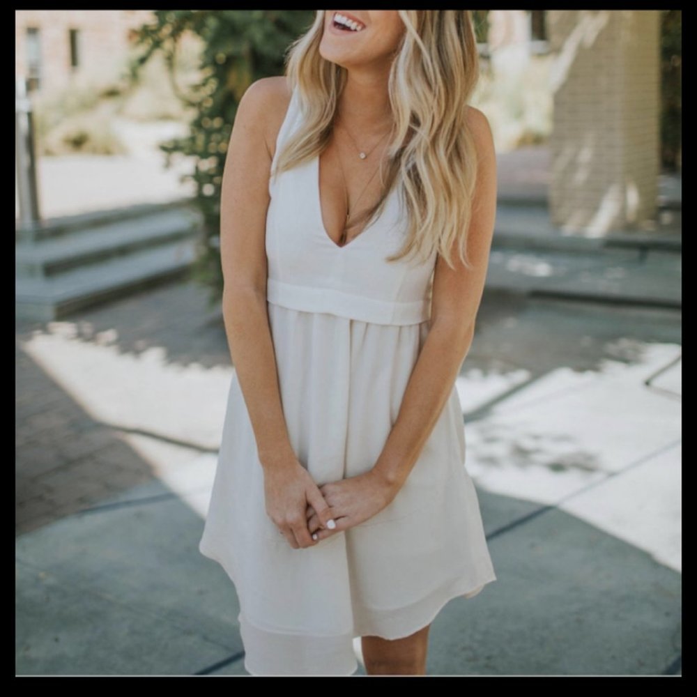 Aritzia Wilfred Crepe Silk V Neck Dress size 00